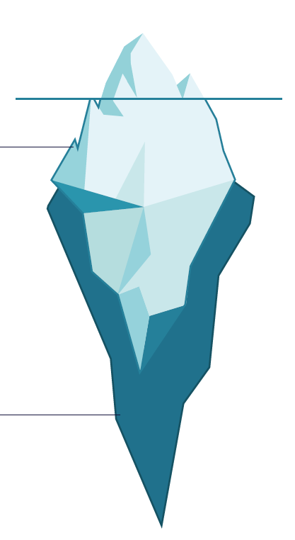 Life-cycle cost iceberg