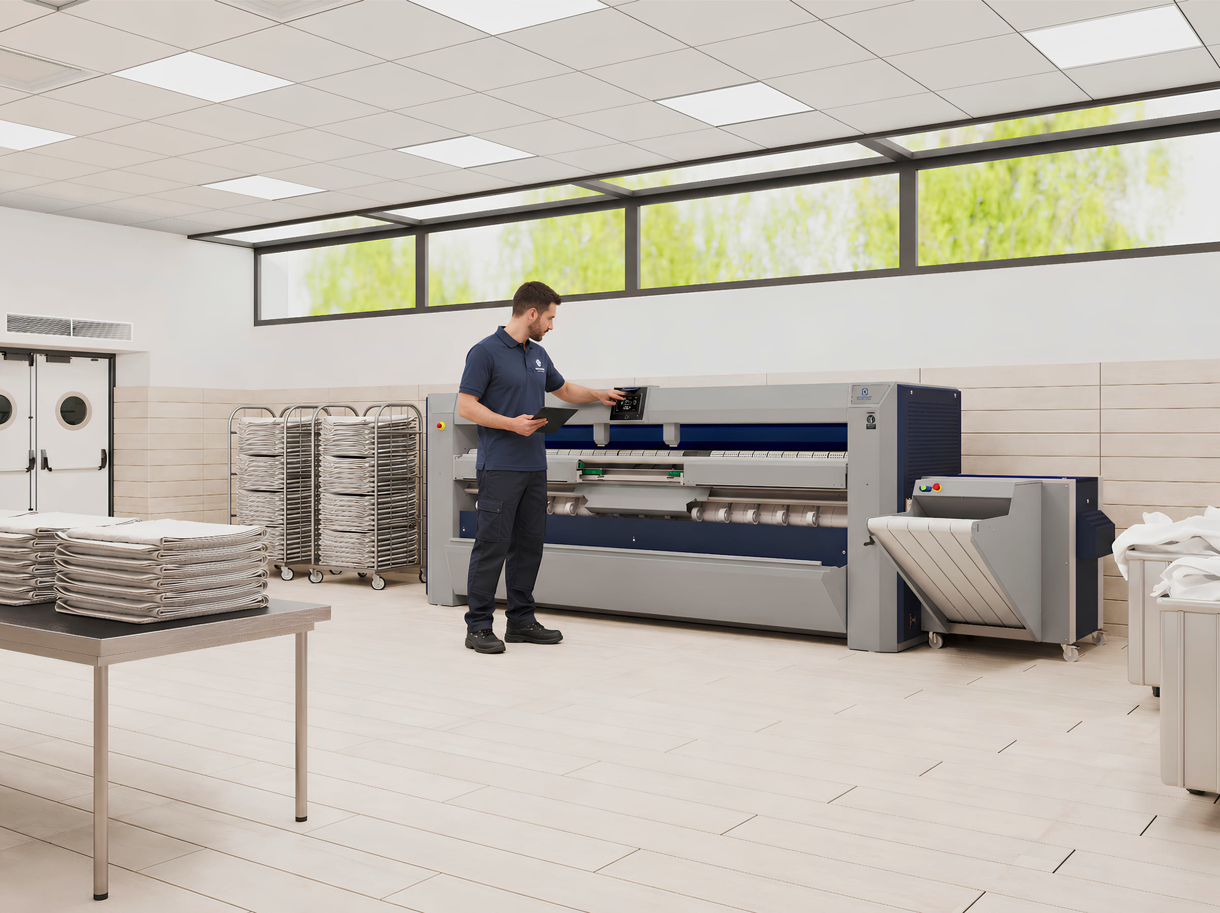 Commercial laundry equipment rental