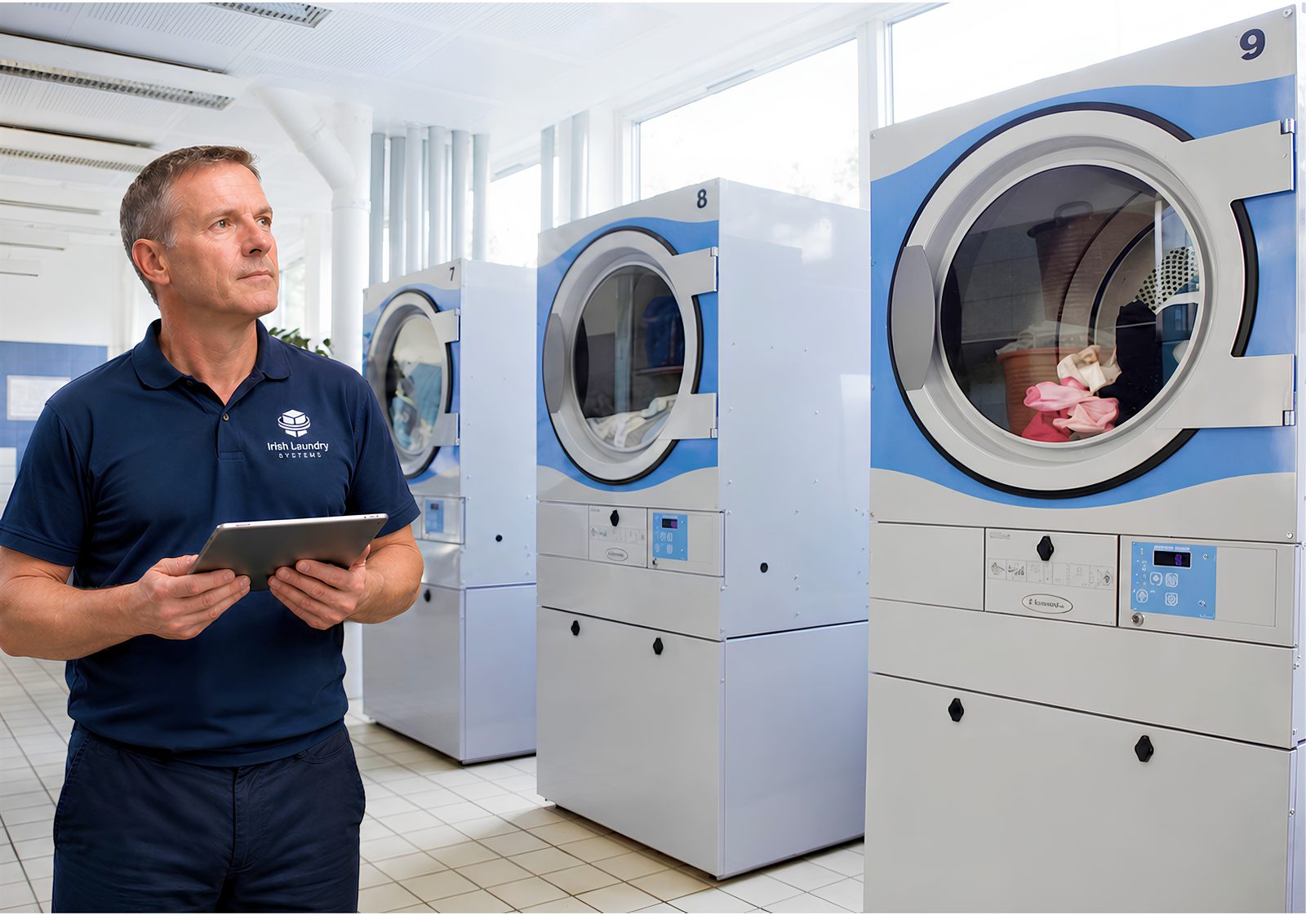 Commercial laundry equipment rental